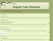 Tablet Screenshot of english-tutor-brisbane.blogspot.com