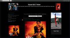 Desktop Screenshot of karate-kid-2-movie-trailer.blogspot.com