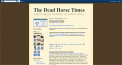 Desktop Screenshot of deadhorsetimes.blogspot.com