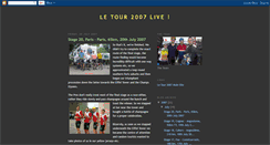 Desktop Screenshot of letour2007live.blogspot.com