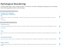 Tablet Screenshot of mythologicalmeanderings.blogspot.com