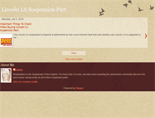 Tablet Screenshot of lincolnlssuspensionpart.blogspot.com