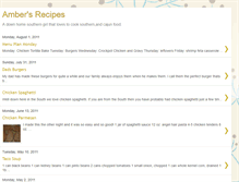 Tablet Screenshot of ambers-recipes.blogspot.com