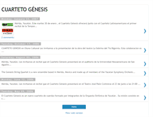 Tablet Screenshot of cuartetogenesis.blogspot.com