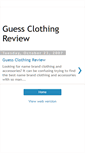 Mobile Screenshot of guessclothing.blogspot.com