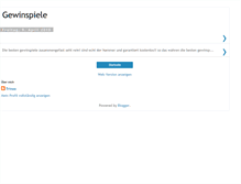 Tablet Screenshot of gewinspiele.blogspot.com