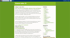 Desktop Screenshot of gronnesaker.blogspot.com