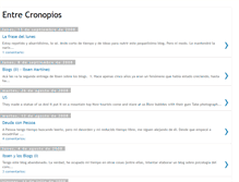 Tablet Screenshot of entrecronopios.blogspot.com