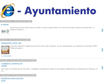 Tablet Screenshot of eayuntamiento.blogspot.com