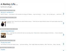 Tablet Screenshot of justamonkeylife.blogspot.com