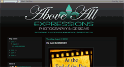 Desktop Screenshot of aboveallexpressions.blogspot.com