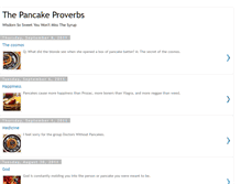 Tablet Screenshot of pancakeproverbs.blogspot.com
