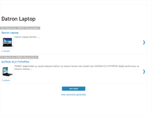 Tablet Screenshot of datron-laptop.blogspot.com