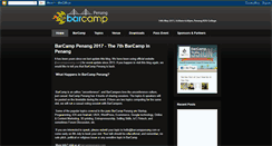 Desktop Screenshot of barcamppenang.blogspot.com