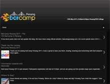 Tablet Screenshot of barcamppenang.blogspot.com