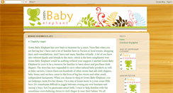 Desktop Screenshot of greenbabyelephant.blogspot.com