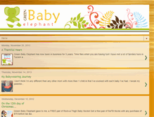 Tablet Screenshot of greenbabyelephant.blogspot.com