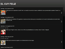 Tablet Screenshot of elcuyfeliz.blogspot.com