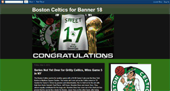 Desktop Screenshot of bostoncelticsforbanner18.blogspot.com