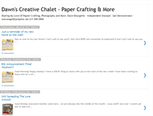 Tablet Screenshot of dawnscreativechalet.blogspot.com