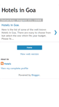 Mobile Screenshot of hotels-goa-india.blogspot.com
