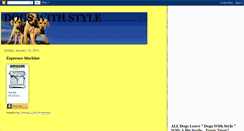 Desktop Screenshot of dogswithstyle.blogspot.com
