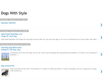 Tablet Screenshot of dogswithstyle.blogspot.com