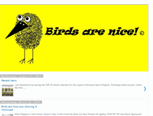 Tablet Screenshot of birdsarenice.blogspot.com