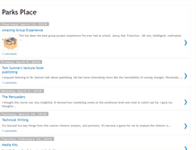 Tablet Screenshot of parksplaceat.blogspot.com