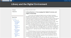 Desktop Screenshot of libraryandthedigitalenvironment.blogspot.com