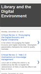 Mobile Screenshot of libraryandthedigitalenvironment.blogspot.com