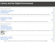 Tablet Screenshot of libraryandthedigitalenvironment.blogspot.com