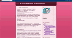 Desktop Screenshot of finvestigacion.blogspot.com