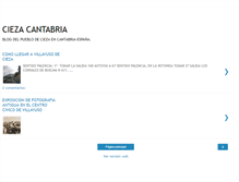Tablet Screenshot of ciezacantabria.blogspot.com