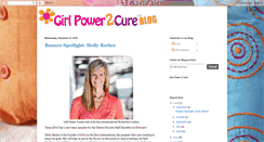 Desktop Screenshot of girlpower2cure.blogspot.com