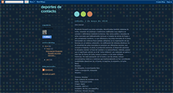 Desktop Screenshot of contactosport.blogspot.com