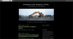 Desktop Screenshot of dismantlinggenevasteel.blogspot.com
