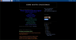 Desktop Screenshot of coro-mixto-chascomus.blogspot.com