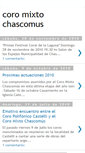 Mobile Screenshot of coro-mixto-chascomus.blogspot.com