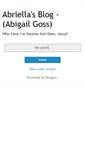 Mobile Screenshot of abigailgoss.blogspot.com