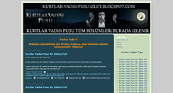 Desktop Screenshot of kurtlar-vadisi-pusu-izlet.blogspot.com