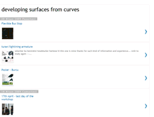 Tablet Screenshot of developingsurfaces.blogspot.com