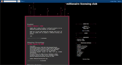 Desktop Screenshot of millionairelicensingclub.blogspot.com