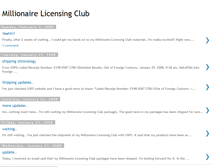 Tablet Screenshot of millionairelicensingclub.blogspot.com