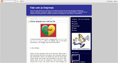 Desktop Screenshot of falecomempresas.blogspot.com