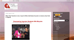 Desktop Screenshot of causeandaffectfoundation.blogspot.com