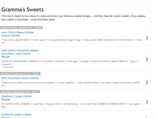 Tablet Screenshot of grammassweets.blogspot.com