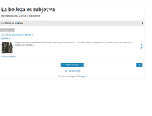 Tablet Screenshot of labellezaessubjetiva.blogspot.com