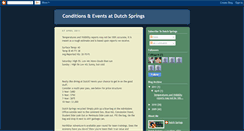 Desktop Screenshot of dutchsprings.blogspot.com