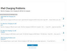 Tablet Screenshot of ipadnotchargingusb.blogspot.com
